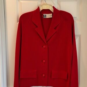 Italian Continental red blazer